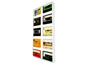 Sony Xperia M5 Aqua / Xperia M5 Coque Fashion Trend Case Coque Protection Cover plastique et métal - White 1467 - Trendy misic mix tape retro tape player rnb rock dance Sony Xperia M5 Aqua / Xperia M5 Coque Fashion Trend Case Coque Protection Cover plastique et métal - White 1467 - Trendy misic mix tape retro tape player rnb rock dance
