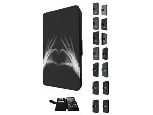 Sony Xperia M4 Aqua / Xperia M4 Flip Case Cover Book Style Tpu case 2075 - X-ray Love Heart Fingers Hands Skeleton Sony Xperia M4 Aqua / Xperia M4 Flip Case Cover Book Style Tpu case 2075 - X-ray Love Heart Fingers Hands Skeleton