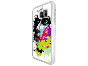 Samsung Galaxy S7 G930 Coque Fashion Trend Case Coque Protection Cover plastique et métal - White 840 - Colourful Face Painting Fun Samsung Galaxy S7 G930 Coque Fashion Trend Case Coque Protection Cover plastique et métal - White 840 - Colourful Face Painting Fun