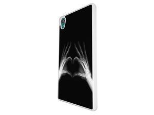 Sony Xperia M5 Aqua / Xperia M5 Coque Fashion Trend Case Coque Protection Cover plastique et métal - White 2075 - X-ray Love Heart Fingers Hands Skeleton Sony Xperia M5 Aqua / Xperia M5 Coque Fashion Trend Case Coque Protection Cover plastique et métal - White 2075 - X-ray Love Heart Fingers Hands Skeleton
