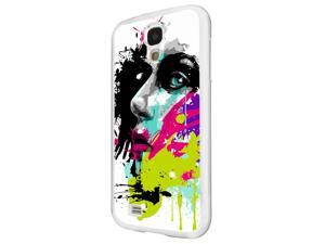 840 - Colorful face painting Design Samsung Galaxy S4 MINI Hard Plastic Case Back Cover - White 840 - Colorful face painting Design Samsung Galaxy S4 MINI Hard Plastic Case Back Cover - White