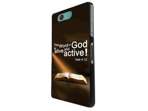 745 - Bible Word of God Alive and Active Design Sony Xperia Z1 Compact / Mini Hard Plastic Case Back Cover - Black 745 - Bible Word of God Alive and Active Design Sony Xperia Z1 Compact / Mini Hard Plastic Case Back Cover - Black