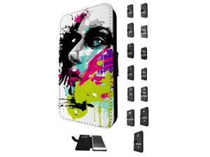 840 - Colorful face painting Design Samsung Galaxy A3 -2105 Flip Case Credit Card Holder Cover Book Style 840 - Colorful face painting Design Samsung Galaxy A3 -2105 Flip Case Credit Card Holder Cover Book Style