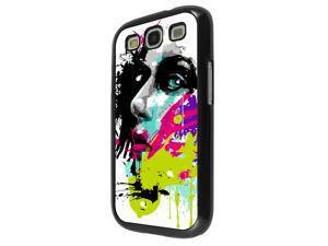 840 - Colorful face painting Design Samsung Galaxy S3 I9300 Hard Plastic Case Back Cover - Black 840 - Colorful face painting Design Samsung Galaxy S3 I9300 Hard Plastic Case Back Cover - Black