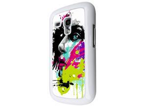 840 - Colorful face painting Design Samsung Galaxy S3 Mini Hard Plastic Case Back Cover - White 840 - Colorful face painting Design Samsung Galaxy S3 Mini Hard Plastic Case Back Cover - White