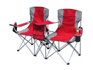 Giga Tent Travel Picnic Camping Side By Side Chair, RED Giga Tent Travel Picnic Camping Side By Side Chair, RED