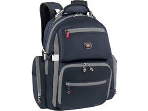 Wenger Navy/Grey Breaker 16" / 41cm Deluxe Computer Backpack with Tablet/eReader Pocket Model 28058090 Wenger Navy/Grey Breaker 16" / 41cm Deluxe Computer Backpack with Tablet/eReader Pocket Model 28058090