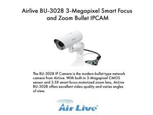 Airlive BU-3028 3-Megapixel Smart Focus and Zoom Bullet IPCAM Airlive BU-3028 3-Megapixel Smart Focus and Zoom Bullet IPCAM