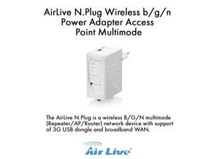 AirLive N.PLUG Wireless b/g/n Power Adapter Access Point AirLive N.PLUG Wireless b/g/n Power Adapter Access Point