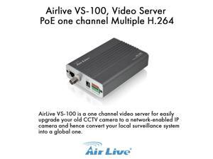 Airlive VS-100 H.264 PoE Video Server Upgrade your CCTV camera Airlive VS-100 H.264 PoE Video Server Upgrade your CCTV camera