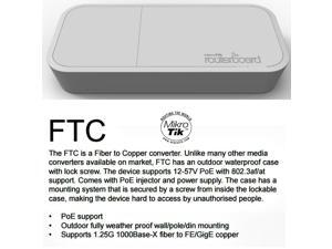 Mikrotik RBFTC11 FTC Fiber to Copper converter outdoor waterproof case Mikrotik RBFTC11 FTC Fiber to Copper converter outdoor waterproof case