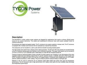 Tycon Power RPPL2424-18-30 RemotePro 8W Remote Power System 30W Solar Panel 24V Tycon Power RPPL2424-18-30 RemotePro 8W Remote Power System 30W Solar Panel 24V