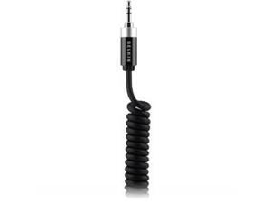 Belkin AV10038tt03APLP 3 ft. Coiled Car Stereo Cable Belkin AV10038tt03APLP 3 Feet Belkin AV10038tt03APLP 3 ft. Coiled Car Stereo Cable Belkin AV10038tt03APLP 3 Feet