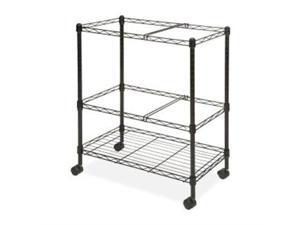 Mobile Filing Cart, 2-Tier, Ltr/Lgl, 26"x12-1/2"x30", Black LLR45650 Mobile Filing Cart, 2-Tier, Ltr/Lgl, 26"x12-1/2"x30", Black LLR45650