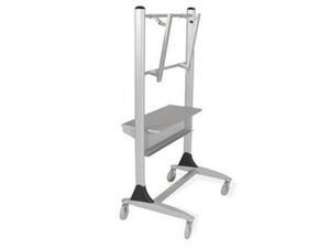 Platinum A/V Cart Tilt 35"x25-1/2"x67" Silver Platinum A/V Cart Tilt 35"x25-1/2"x67" Silver