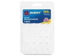 Permanent Reinforcment labels 1/4" Dia 560/PK White Permanent Reinforcment labels 1/4" Dia 560/PK White
