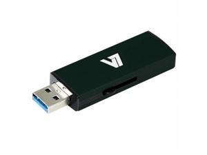 V7 64GB USB 3.0 Flash Drive with Retractable USB connector Model VU364GDR-BLK-3N V7 64GB USB 3.0 Flash Drive with Retractable USB connector Model VU364GDR-BLK-3N
