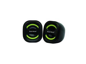 Gear Head SP1600BLK 2.0 Speaker System - 5 W RMS - Desktop Gear Head SP1600BLK 2.0 Speaker System - 5 W RMS - Desktop