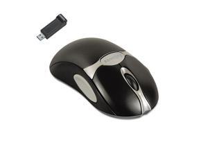Optical Cordless Mouse, Antimicrobial, Five-Button/Scroll, Black/Silve Optical Cordless Mouse, Antimicrobial, Five-Button/Scroll, Black/Silve