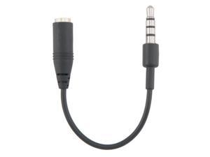 eForCity Headphone Adapter For Apple iPhone Recessed Jack Nexus 5X 5P, 3.5mm Male Female Extension Plug - Black eForCity Headphone Adapter For Apple iPhone Recessed Jack Nexus 5X 5P, 3.5mm Male Female Extension Plug - Black