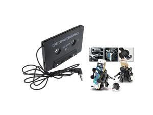 eForCity Black Universal Car Air Vent Phone Holder + Black Universal Car Audio Cassette Adapter For iPhone 5 5G 5th 3 G 3GS 3rd eForCity Black Universal Car Air Vent Phone Holder + Black Universal Car Audio Cassette Adapter For iPhone 5 5G 5th 3 G 3GS 3rd
