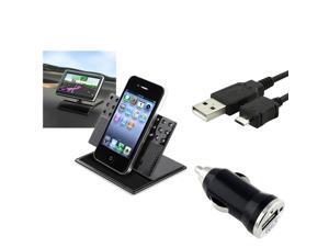 eForCity Black USB Data/Charging Cable (Micro USB) + Black Universal Car Dashboard 360-degree Swivel Phone Holder + Black Universal USB Mini Car Charger Adapter For Samsung© Galaxy S III S 3 S3 eForCity Black USB Data/Charging Cable (Micro USB) + Black Universal Car Dashboard 360-degree Swivel Phone Holder + Black Universal USB Mini Car Charger Adapter For Samsung© Galaxy S III S 3 S3