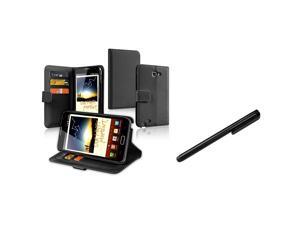 eForCity Wallet Leather Pouch Black Case Cover + Black Touch Stylus For Samsung© Galaxy Note N7000 eForCity Wallet Leather Pouch Black Case Cover + Black Touch Stylus For Samsung© Galaxy Note N7000