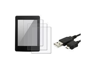 eForCity 3x Matte Screen Protector + USB Charging Cable For Amazon Kindle Paperwhite eForCity 3x Matte Screen Protector + USB Charging Cable For Amazon Kindle Paperwhite