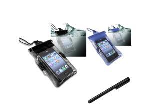 eForCity 2x Black + Blue Case + Black Stylus Compatible with Motorola Photon 4G Atrix 2 Droid 4 Triumph eForCity 2x Black + Blue Case + Black Stylus Compatible with Motorola Photon 4G Atrix 2 Droid 4 Triumph