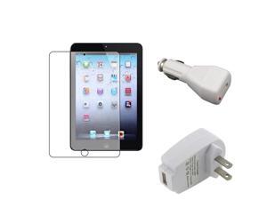 eForCity Anti-Glare LCD Screen Protector Shield+White Travel+Car Charger For Apple iPad Mini 1 / Apple iPad Mini 2 / iPad Mini with Retina Display (iPad Mini 3) eForCity Anti-Glare LCD Screen Protector Shield+White Travel+Car Charger For Apple iPad Mini 1 / Apple iPad Mini 2 / iPad Mini with Retina Display (iPad Mini 3)