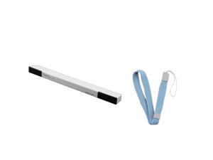 eForCity Wireless Remote Sensor Bar Infrared Inductor + Blue Hand Strap Compatible With Nintendo Wii eForCity Wireless Remote Sensor Bar Infrared Inductor + Blue Hand Strap Compatible With Nintendo Wii