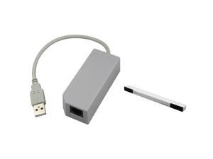 eForCity Wireless Sensor Bar + USB to RJ45 RJ 45 Ethernet Network Adapter Compatible With Nintendo Wii eForCity Wireless Sensor Bar + USB to RJ45 RJ 45 Ethernet Network Adapter Compatible With Nintendo Wii