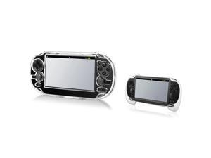 eForCity Snap-On Crystal Hard Case Cover + White Hand Grip Compatible With Sony Playstation PS Vita eForCity Snap-On Crystal Hard Case Cover + White Hand Grip Compatible With Sony Playstation PS Vita