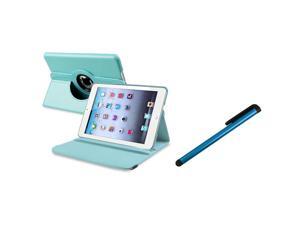 eForCity Blue Universal Touch Screen Stylus + Light Blue 360-degree Swivel Leather Case Bundle Compatible With Apple iPad Mini 1 / Apple iPad Mini 2 / iPad Mini with Retina Display (iPad Mini 3) eForCity Blue Universal Touch Screen Stylus + Light Blue 360-degree Swivel Leather Case Bundle Compatible With Apple iPad Mini 1 / Apple iPad Mini 2 / iPad Mini with Retina Display (iPad Mini 3)