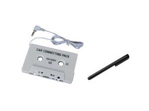 eForCity White Universal Car Audio Cassette Adapter+Black Universal Touch Screen Stylus Compatible With iPod Touch 4 Shuffle Nano Video eForCity White Universal Car Audio Cassette Adapter+Black Universal Touch Screen Stylus Compatible With iPod Touch 4 Shuffle Nano Video