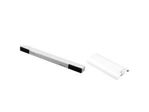eForCity Wireless Sensor Bar + White Nintendo Wii Controller Battery Pack Cover Shell Bundle Compatible With Nintendo Wii eForCity Wireless Sensor Bar + White Nintendo Wii Controller Battery Pack Cover Shell Bundle Compatible With Nintendo Wii