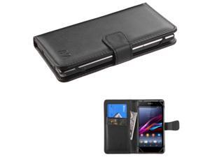eForCity Leather Wallet Case For iPhone 6S 6 / HTC Desire 510 610 / LG G3 G2 / Moto G X 2nd Gen / Nokia Lumia 610 / Samsung Galaxy S5 S4 S3 Avant / Alcatel One Touch Fierce Black (with Card Slot) eForCity Leather Wallet Case For iPhone 6S 6 / HTC Desire 510 610 / LG G3 G2 / Moto G X 2nd Gen / Nokia Lumia 610 / Samsung Galaxy S5 S4 S3 Avant / Alcatel One Touch Fierce Black (with Card Slot)