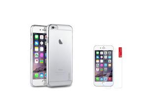 eForCity iPhone 6 / 6S Case - eForCity Clear Snap-in Slim Case w/ Clear Screen Protector Guard Shield for Apple iPhone 6 / 6S (4.7-inch) eForCity iPhone 6 / 6S Case - eForCity Clear Snap-in Slim Case w/ Clear Screen Protector Guard Shield for Apple iPhone 6 / 6S (4.7-inch)