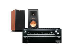 Onkyo TX-NR646 7.2-Channel Network AV Receiver with Klipsch RP-150M Reference Premiere Monitor Speakers (Cherry) Onkyo TX-NR646 7.2-Channel Network AV Receiver with Klipsch RP-150M Reference Premiere Monitor Speakers (Cherry)
