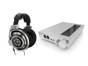 Sennheiser HD800 Professional Studio Over-Ear Headphones and HDVD800 Digital Headphone Amplifier Sennheiser HD800 Professional Studio Over-Ear Headphones and HDVD800 Digital Headphone Amplifier