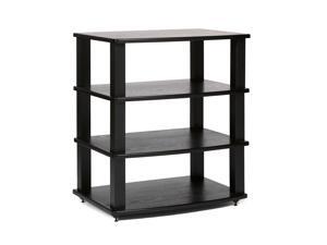 Plateau XT-A4 (B)-B Four Shelf Audio Stand (Black Oak) Plateau XT-A4 (B)-B Four Shelf Audio Stand (Black Oak)