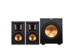 Klipsch R-14M Reference Monitor Speakers with R-10SW 10" Powered Subwoofer (Black) Klipsch R-14M Reference Monitor Speakers with R-10SW 10" Powered Subwoofer (Black)