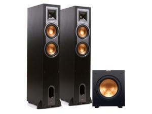 Klipsch R-26F Reference Floorstanding Speakers with R-10SW 10" Powered Subwoofer (Black) Klipsch R-26F Reference Floorstanding Speakers with R-10SW 10" Powered Subwoofer (Black)