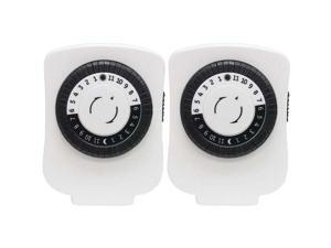 GE 15417 24-Hour Polarized Plug-In Mechanical Timer with 48 On/Off & 1 Outlet GE 15417 24-Hour Polarized Plug-In Mechanical Timer with 48 On/Off & 1 Outlet