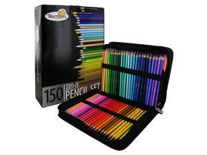 Thornton's Art Supply 150 Piece Colored Pencil Artist Drawing Set with Zippered Case Thornton's Art Supply 150 Piece Colored Pencil Artist Drawing Set with Zippered Case