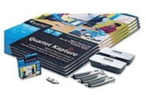 ACCO Quartet Kapture 034138237021 Digital Flipchart Premium Kit - 3 Pens - 4 Flipcharts - Bluetooth - USB Receiver- Wireless ACCO Quartet Kapture 034138237021 Digital Flipchart Premium Kit - 3 Pens - 4 Flipcharts - Bluetooth - USB Receiver- Wireless
