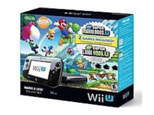Nintendo WUPSKAFP Wii U - Deluxe Set with Super Mario Bros U and Super Luigi U - Black Nintendo WUPSKAFP Wii U - Deluxe Set with Super Mario Bros U and Super Luigi U - Black