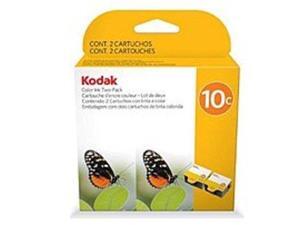 Kodak 1829993 10C Color Inkjet Cartridge for All-in-One Printers - 420 Page - Twin Pack Kodak 1829993 10C Color Inkjet Cartridge for All-in-One Printers - 420 Page - Twin Pack