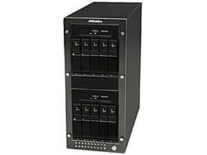 Addonics SN1035E1G NAS Array - 10 x HDD Supported - Serial ATA Controller - 10 x Total Bays - Gigabit Ethernet - Network (RJ-45) - eSATA - 0, 1, 5, 5+Spare, Clone Mode (N-Way Mirror), ... Addonics SN1035E1G NAS Array - 10 x HDD Supported - Serial ATA Controller - 10 x Total Bays - Gigabit Ethernet - Network (RJ-45) - eSATA - 0, 1, 5, 5+Spare, Clone Mode (N-Way Mirror), ...