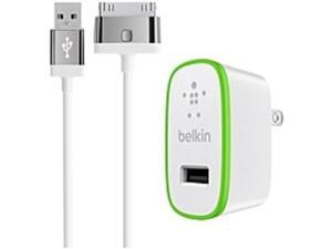 Belkin Home Charger for iPad (10 Watt/2.1 Amp) - 10 W Output Power - 5 V DC Output Voltage - 2.10 A Output Current Belkin Home Charger for iPad (10 Watt/2.1 Amp) - 10 W Output Power - 5 V DC Output Voltage - 2.10 A Output Current